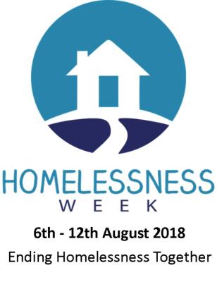 Homeless Week  6-12th August 2018