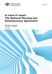 Housing and Homelessness Agreement Review report has been released