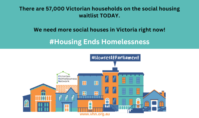 With over 57,000 Victorian households on the social housing waitlist we need more social housing